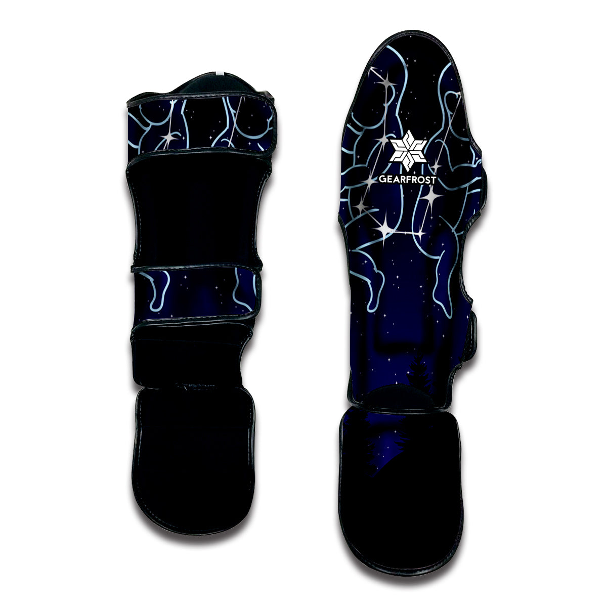 Gemini Constellation Print Muay Thai Shin Guard