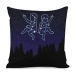 Gemini Constellation Print Pillow Cover