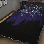 Gemini Constellation Print Quilt Bed Set