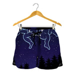 Gemini Constellation Print Women's Shorts