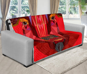 Geometric Bull Skull Print Futon Protector