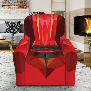 Geometric Bull Skull Print Recliner Slipcover