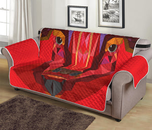 Geometric Bull Skull Print Sofa Protector