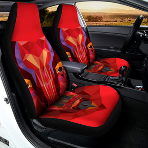 Geometric Bull Skull Print Universal Fit Car Seat Covers