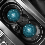 Geometric Celestial Sun And Moon Print Car Coasters