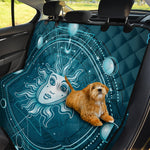 Geometric Celestial Sun And Moon Print Pet Car Back Seat Cover