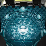 Geometric Celestial Sun And Moon Print Pet Car Back Seat Cover