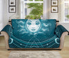 Geometric Celestial Sun And Moon Print Sofa Protector