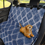 Geometric Denim Jeans Pattern Print Pet Car Back Seat Cover