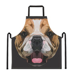 Geometric English Bulldog Print Apron