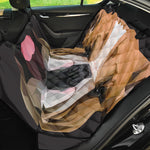 Geometric English Bulldog Print Pet Car Back Seat Cover