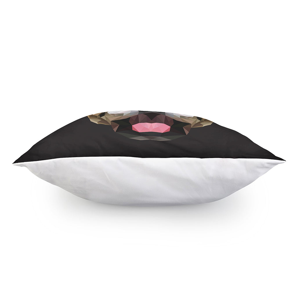 Geometric English Bulldog Print Pillow Cover