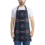 Geometric Ethnic Navajo Pattern Print Apron