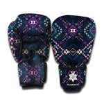 Geometric Ethnic Navajo Pattern Print Boxing Gloves