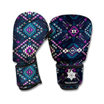 Geometric Ethnic Navajo Pattern Print Boxing Gloves