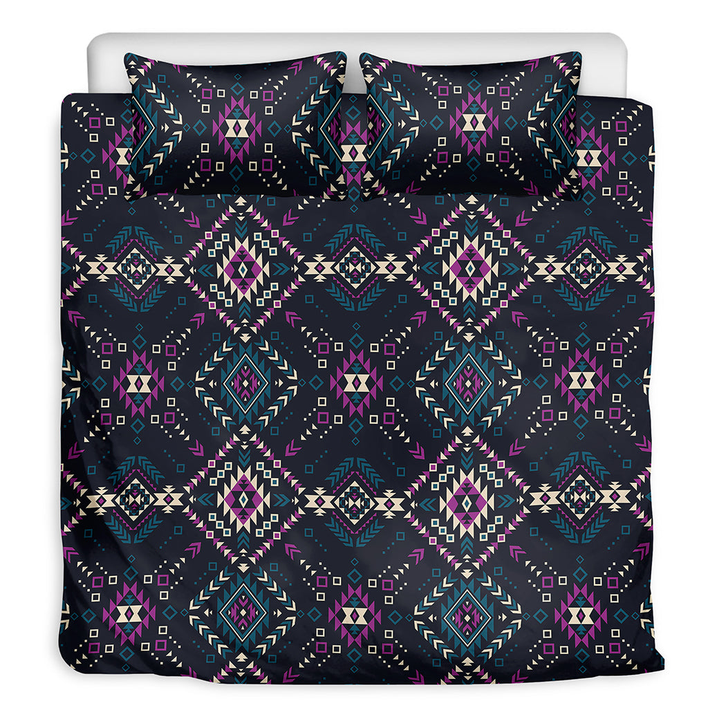 Geometric Ethnic Navajo Pattern Print Duvet Cover Bedding Set