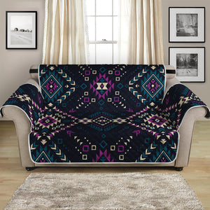 Geometric Ethnic Navajo Pattern Print Loveseat Protector