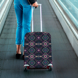 Geometric Ethnic Navajo Pattern Print Luggage Cover