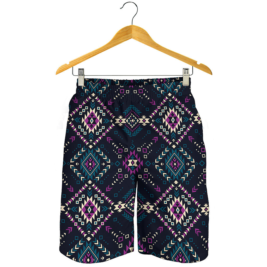 Geometric Ethnic Navajo Pattern Print Men's Shorts