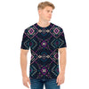 Geometric Ethnic Navajo Pattern Print Men's T-Shirt