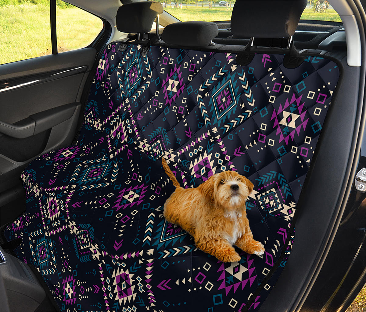 Geometric Ethnic Navajo Pattern Print Pet Car Back Seat Cover