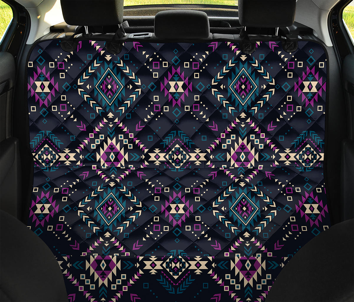 Geometric Ethnic Navajo Pattern Print Pet Car Back Seat Cover