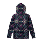 Geometric Ethnic Navajo Pattern Print Pullover Hoodie