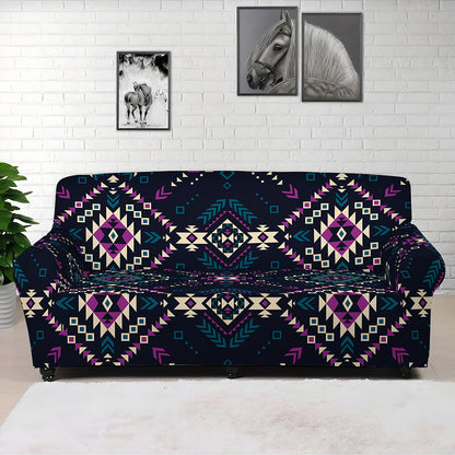 Geometric Ethnic Navajo Pattern Print Sofa Cover