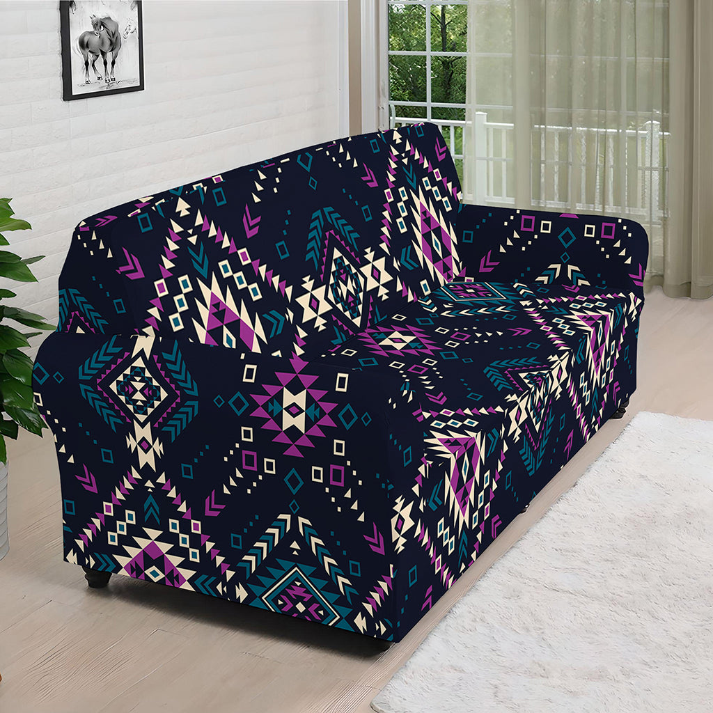 Geometric Ethnic Navajo Pattern Print Sofa Cover