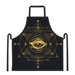 Geometric Eye of Providence Print Apron