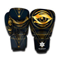 Geometric Eye of Providence Print Boxing Gloves