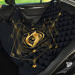 Geometric Eye of Providence Print Pet Car Back Seat Cover