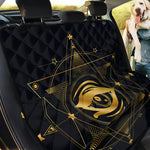 Geometric Eye of Providence Print Pet Car Back Seat Cover