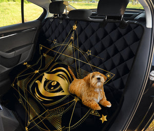 Geometric Eye of Providence Print Pet Car Back Seat Cover