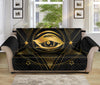 Geometric Eye of Providence Print Sofa Protector