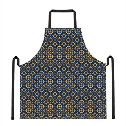 Geometric Floral Print Apron
