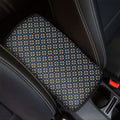 Geometric Floral Print Car Center Console Cover