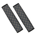 Geometric Floral Print Car Seat Belt Covers