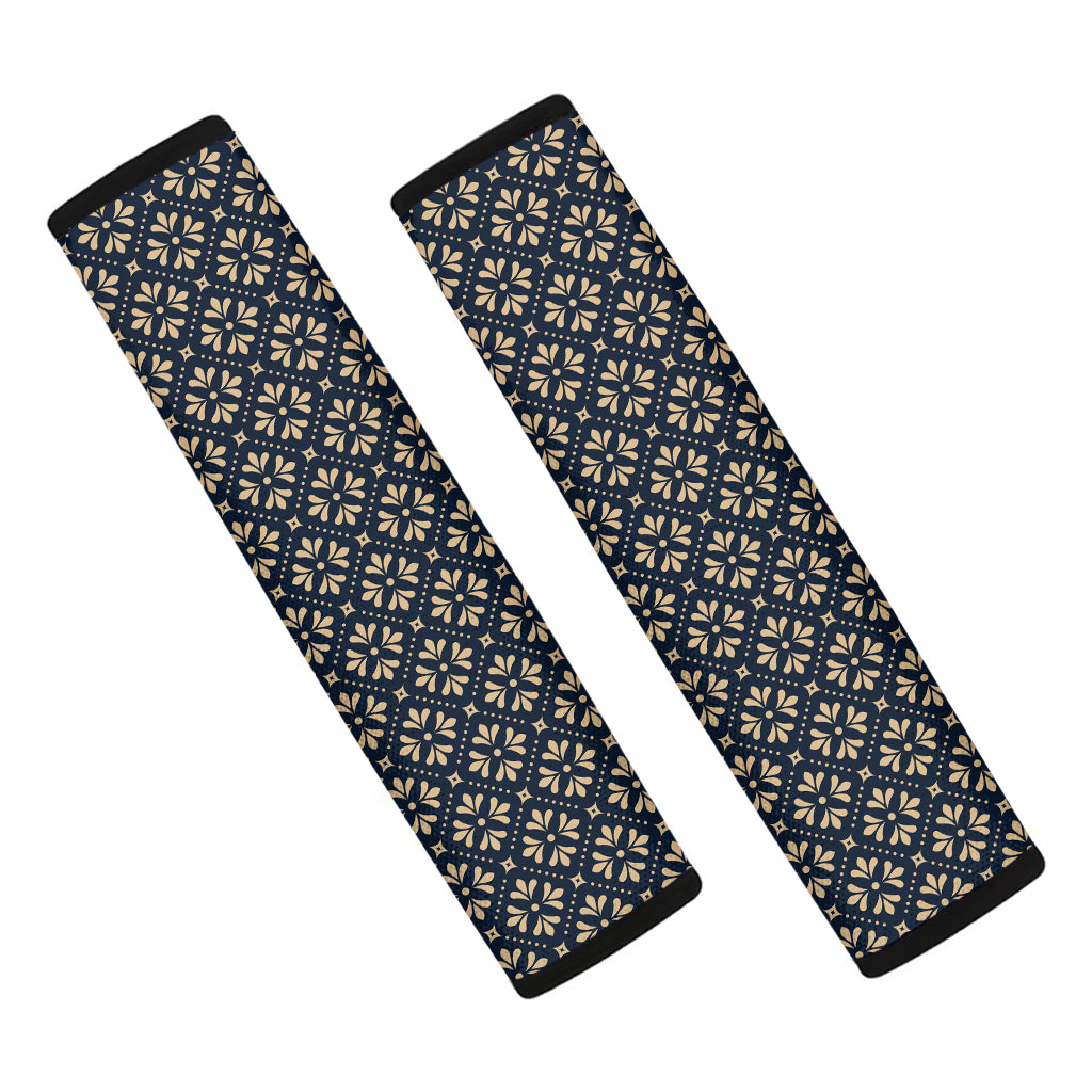 Geometric Floral Print Car Seat Belt Covers