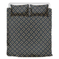 Geometric Floral Print Duvet Cover Bedding Set