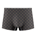 Geometric Floral Print Men's Boxer Briefs