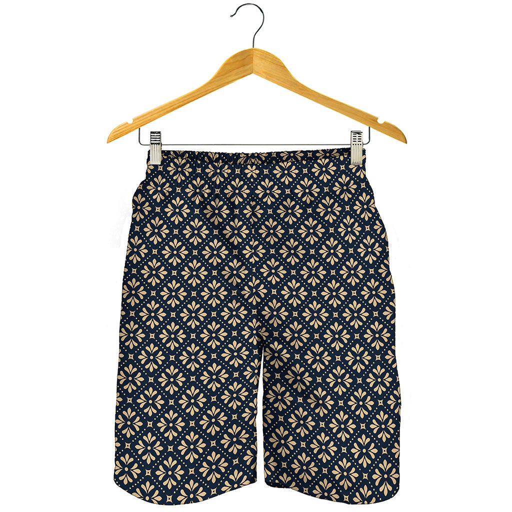 Geometric Floral Print Men's Shorts