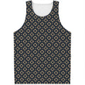 Geometric Floral Print Men's Tank Top