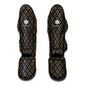 Geometric Floral Print Muay Thai Shin Guards
