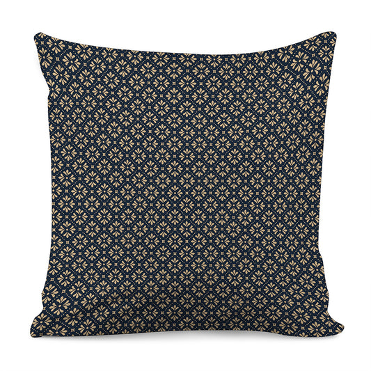 Geometric Floral Print Pillow Cover