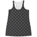 Geometric Floral Print Women's Racerback Tank Top