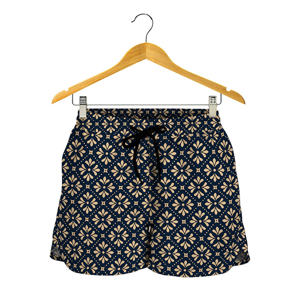 Geometric Floral Print Women's Shorts