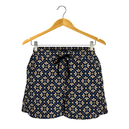 Geometric Floral Print Women's Shorts