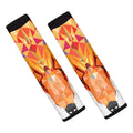 Geometric Fox Print Car Seat Belt Covers
