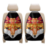 Geometric Fox Print Car Seat Organizers